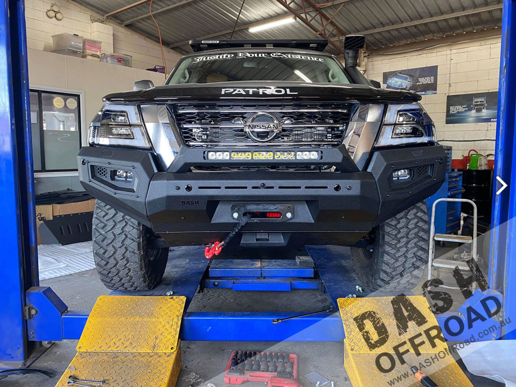 Dash Offroad Overland Offroad Nissan Armada Front Bumper overland 4x4 Patrol